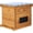 10 Frames 2 Layers, variant on 10 Frame Hive Starter Kit with Windows, Beeswax Coated Langstroth Hives Boxes for Beekeepers with Beehive Frames and Waxed Foundations (1 Deep Brood Box & 1 Medium Super Box)