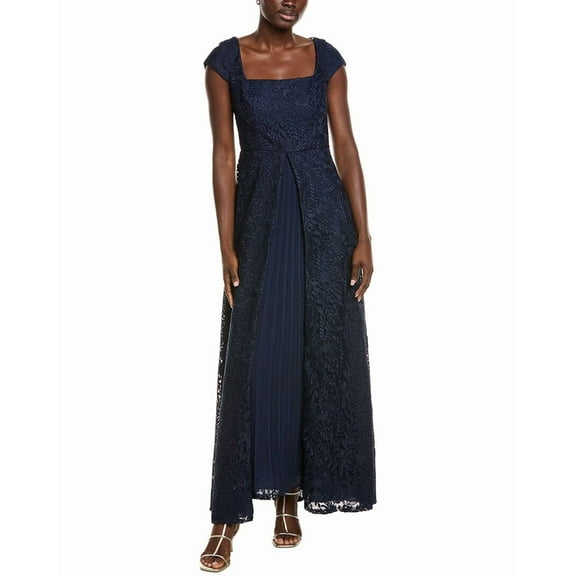 Kay Unger womens  Claudia Gown, 4, Blue