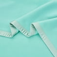 thumbnail image 2 of JML Lightweight Blanket with Satin Trim Robin Egg Blue Throw, 2 of 5