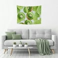 thumbnail image 5 of FCXZI Kiwi Leaves Aesthetic Wall Tapestry Art for Home Decoration 40*30in, 5 of 6