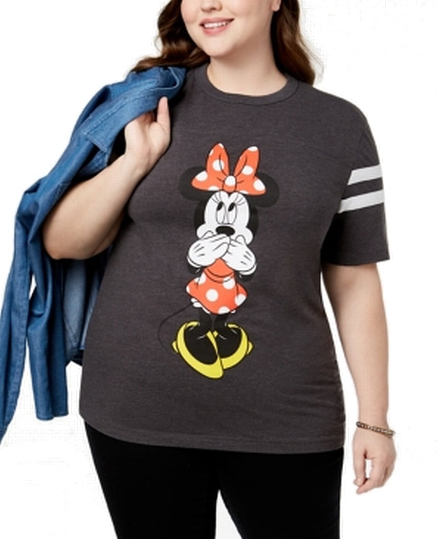 Disney Tops & Blouses Womens Top Plus Minnie Mouse Crewneck Stretch