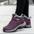 thumbnail image 5 of Men/Women Fur Lined Outdoor Waterproof Work Shoes Hiking Winter Snow Boots Walking, 5 of 7