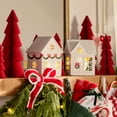 thumbnail image 2 of Light-Up LED Ceramic House Christmas Tabletop Decoration, White, 7", by Holiday Time, 2 of 6