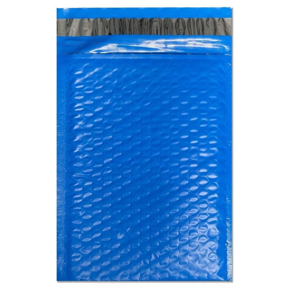 #0 6x10 Bubble Mailers Padded Envelopes Bags Self-Seal VM, Blue, 6.25" x 9" (Pack of 500)