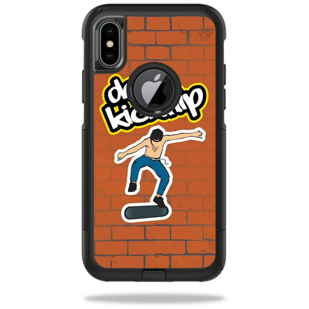 Skin Decal for OtterBox Commuter iPhone X or XS Case sticker Kickflip