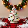 thumbnail image 5 of 5.9 Inch Sports Theme Christmas Tree, LED Football Basketball Baseball Tree, Colorful Christmas Tree Decor, Personalized Christmas Gift for Sports Fans and Enthusiasts, 5 of 6