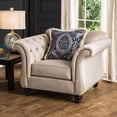 thumbnail image 3 of Antoinette Modern Victorian Chair, Royal Yellow, 3 of 5