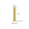 thumbnail image 2 of Unique Bargains Brass Hex Bolts, 1/2-13x3-1/2' 1 Pack Fully Thread Grade 4.8 Machine Screws, 2 of 4