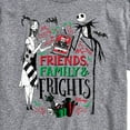 thumbnail image 3 of The Nightmare Before Christmas - Friends Family And Frights - Men's Short Sleeve Graphic T-Shirt, 3 of 5