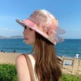 thumbnail image 2 of Hfolob Sun Hats For Women Summer Sun Bucket Hat Breathable Outdoor Wide Brim Fishing Hat With Fashionable All Style Caps For Outdoor, 2 of 3