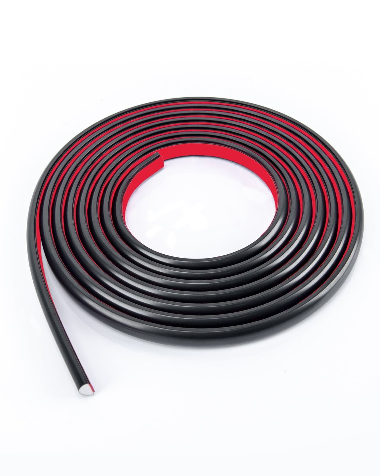 Art3d 10 Ft Peel and Stick Trim for Backsplash Tile Edge, Self-Adhesive Liner for Corner Decor in Black
