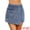 Blue, variant on Women's High Waist Western Asymmetrical Denim Cargo Skirt M Dark Blue