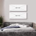 thumbnail image 2 of IDEA4WALL 2 Panels Canvas Wall Art Set Colorful And Lifelike Birds Prints Diptych Natural Spring Forest Landscape Pastel Wall Decor Vintage Farmhouse Poster For Room Decor - 32"x12"x2, 2 of 5