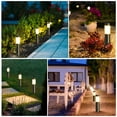 thumbnail image 4 of Sleek Stainless Steel LED Bollard Light, Solar-Powered Pathway Light for Outdoor Use, Waterproof Landscape Lighting Easy to Install, 4 of 6