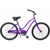26-Inch Step-Through Cruiser Bike, Tracer ACE, Purple, Coaster Brake