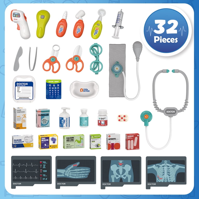 JoyStone Doctor Kit with Medical Cart, 32 Pieces photo 5