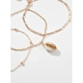 thumbnail image 4 of Sohi Set Of 3 Gold Plated Designer Anklet, 4 of 4