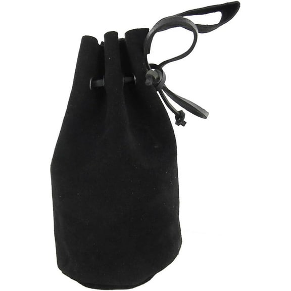 Armory Replicas Authentic Handmade Suede Drawstring Pouch: Ideal for Renaissance and Medieval Events