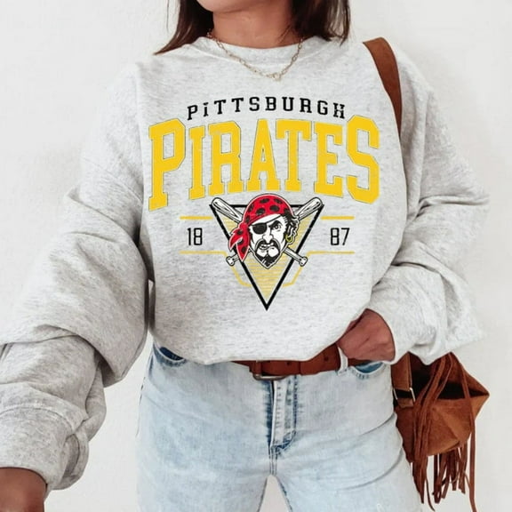 Vintage Mlb 90s Pittsburgh Sweatshirt, Pirates Sweatshirt, Baseball Unisex Shirt