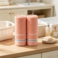 thumbnail image 4 of Kyusrd 2Pcs Cottons Hand Towels for Thick Soft Highly Absorbent Face Towels Bathroom Hand Towels For Face Washing Showers Spa Daily Use,Pink-2Pcs,33x73cm, 4 of 6