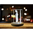 thumbnail image 2 of St. Nicholas| Patron Saint of Children Gift | Religious 3D Engraved Crystal, 2 of 6