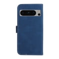 thumbnail image 2 of Allytech for Google Pixel 8 Pro 6.7" Wallet Case Cover, Retro PU Leather Slim Fit Folio Flip Hand Strap Shock Resistant Protective Wallet Case Cover for Google Pixel 8 Pro 2023 - Blue, 2 of 9