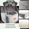 thumbnail image 4 of Asiento de coche Dog Booster Lealchum de hasta 16 kg, ultrasuave, gris, 4 of 6