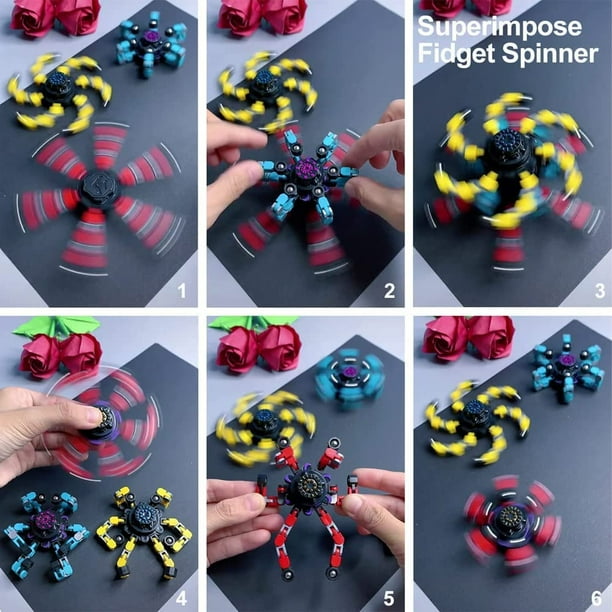 Funny Sensory Fidget Spinners Toys Finger Hand Spinner Toy