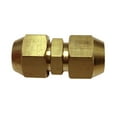 thumbnail image 2 of de compresión para accesorios de tubería de latón con diámetro exterior de tubo de 6 × 6 mm × 16 mm, / adaptador de manguera de latón φ10 × φ10mm Yotijar Fontanería de conector recto, 2 of 5