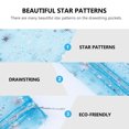 thumbnail image 4 of CIMAXIC fabric bags 50Pcs Fabric Lovely Star Pattern Candy Bags Beautiful Packing Bags (Blue),4.92"X3.94"X0.04", 4 of 4