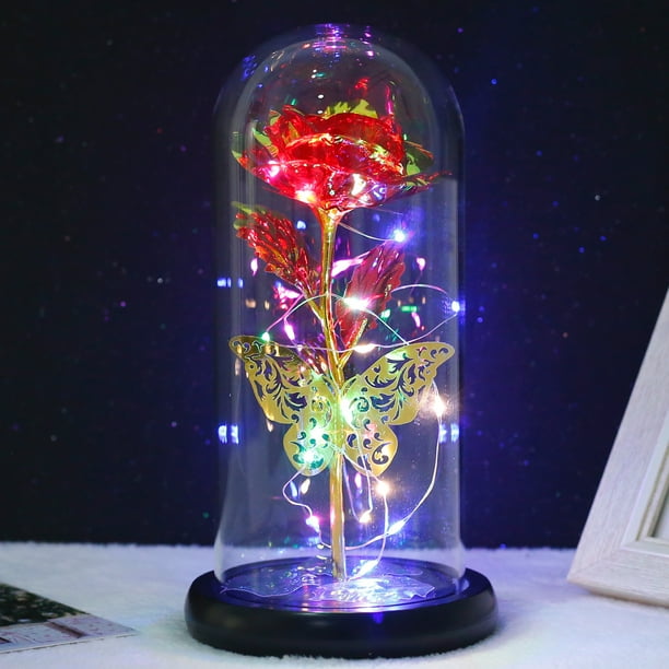 Pluokvzr Eternal Rose,Preserved Flower Forever Rose Flower String