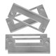 thumbnail image 1 of unbranded 4Ud Kit De Reparación De Placas Para Puertas En Inoxidable Color Plata, 1 of 8