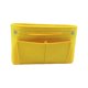 thumbnail image 1 of Sonducket La caja fuerte de los cosméticos del bolso del parte movible del fieltro del viaje-amigable en va el bolso interno del cosmético de Bolsas de mensajero y de hombro Amarillo, 1 of 6