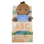 Kids for Culture 10" Baby Doll with ABC Board Book, Brown Skin-Tone, 2 Piece Set (0-5 Years)