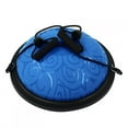 thumbnail image 1 of Explosionproof Balancing Half Ball, Balancing Training Ball, 46x46x20CM for push-ups, squats,sit-ups, climbers,lunges, wood and other more exercise Blue, 1 of 8