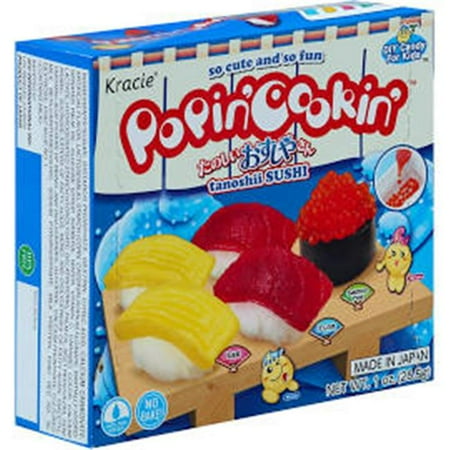 Kracie Popin' Cookin' Tanoshii Sushi DIY Candy Set - 1oz