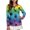 Colorful Dog Paw, variant on Yuyamidu Cute Snowman Women Golf Shirts Snowflake Long Sleeve Zip Up V-Neck Golf Tennis Shirt Red Christmas Pullover Tops Size 2XL