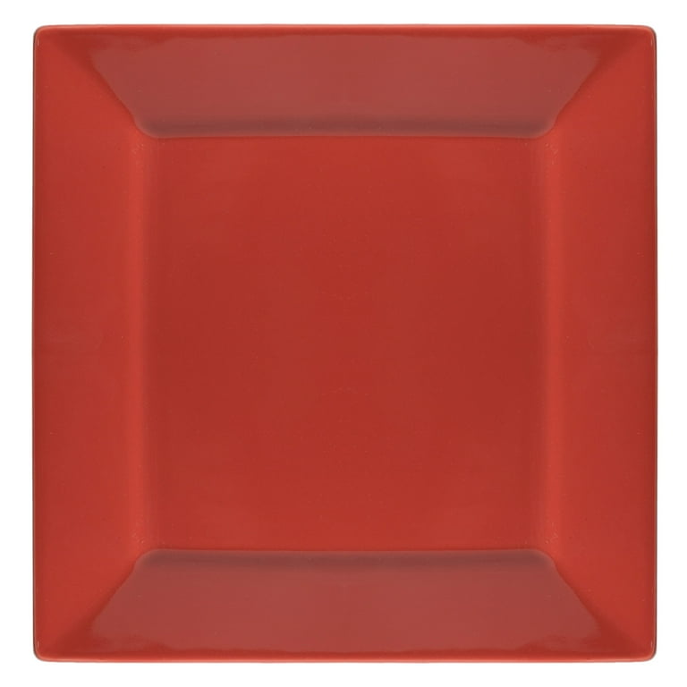 10 Strawberry Street Nova Square 16-Piece Stoneware Set Red