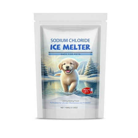 Pet Safe Ice Melt Safe for Concrete Snow Salt Ice Melt Pet Friendly, Salt for Snow and Ice Removal, Sidewalk Salt, Driveway Salt