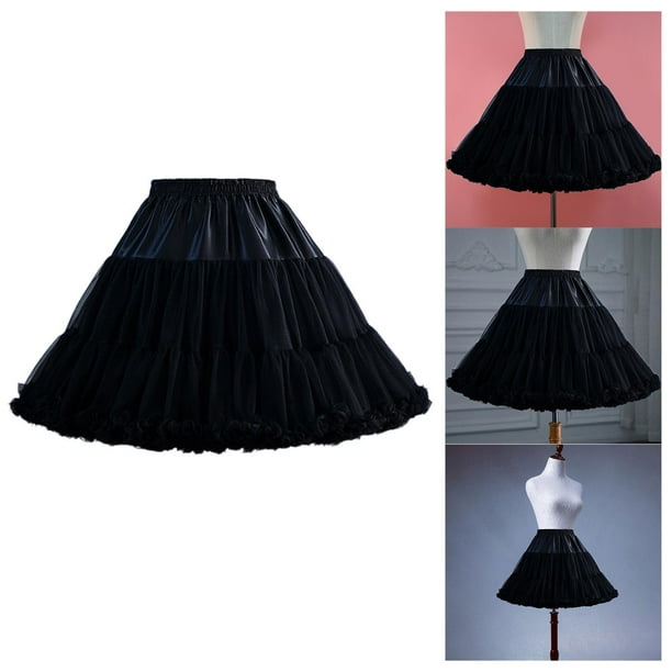 Black tulle under skirt hot sale