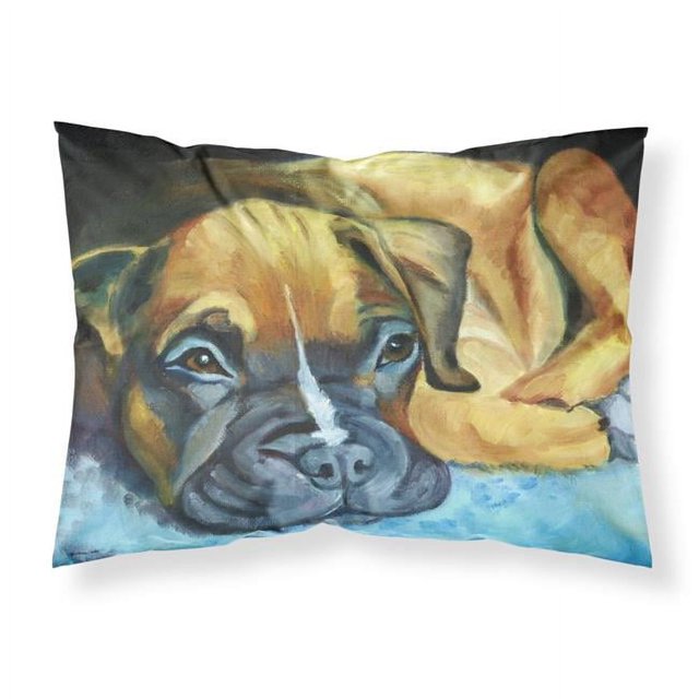 Carolines Treasures 7401PILLOWCASE Boxer Pup Fabric Standard Pillowcase
