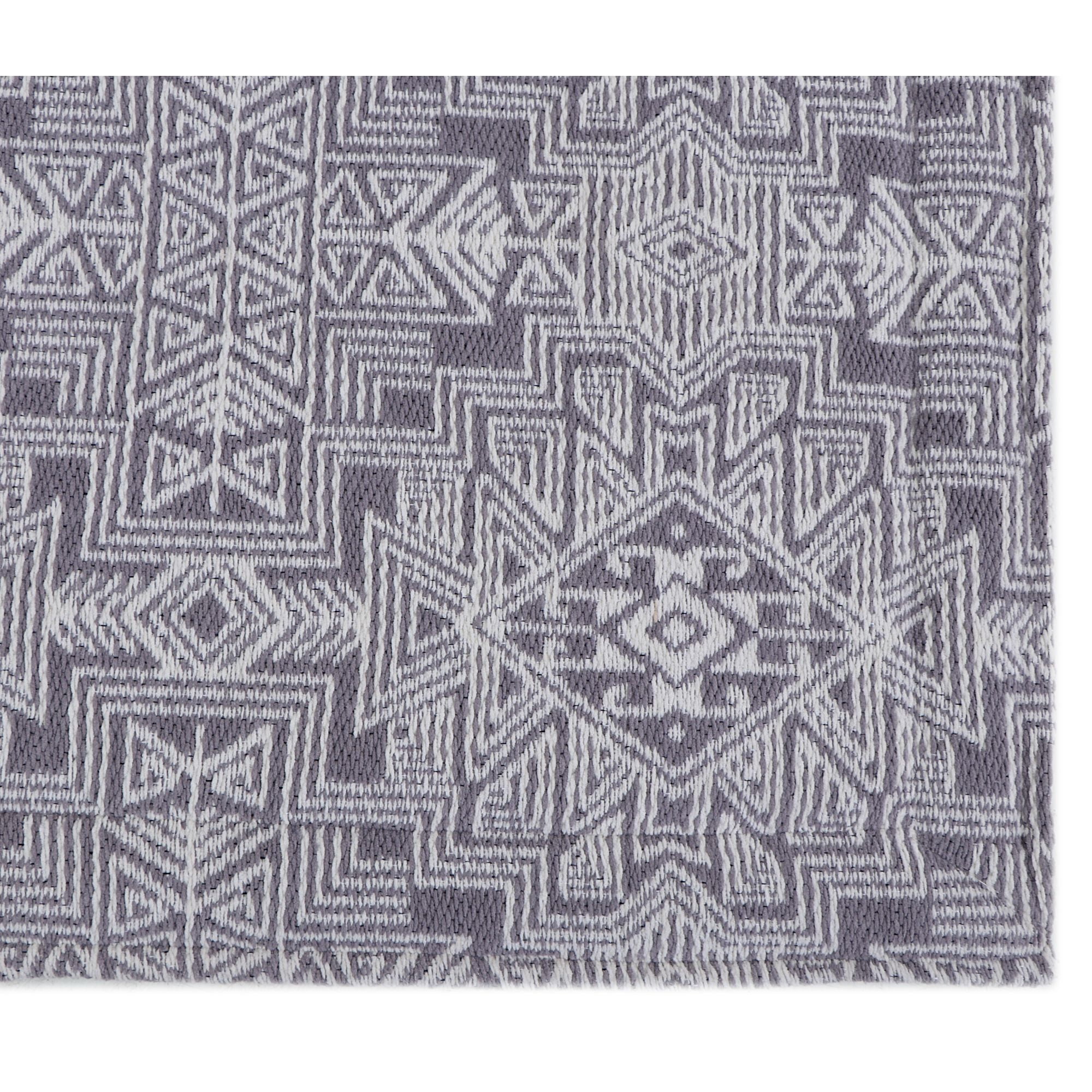 Rugsmith Gray Machine Woven Pueblito Anti-Fatigue Kitchen Mat, 20" x 36"
