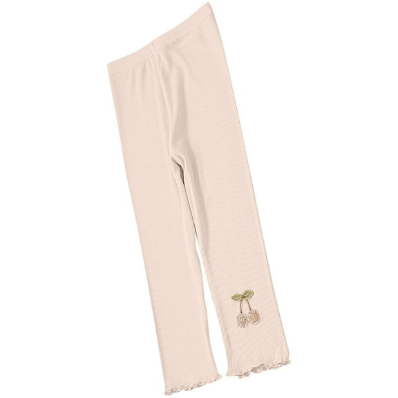 Odeerbi 2-10 Years Kids Girls Modal Leggings Stretchy Tights Compression Pants Mid Waist Pantyhose