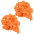 thumbnail image 1 of bolsas de confeti de papel redondo, 2,5 cm, suministros para decoración de bodas, festivales y fiestas de cumpleaños, color naranja, 1 of 5