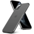 thumbnail image 1 of iPhone 11 Pro Max Case 6.5 inch, Slim Translucent Matte Hard Cover with Soft Rubber Edge Shockproof Hybrid Protective Phone Cases for iPhone 11 Pro Max 2019, Gray, 1 of 8