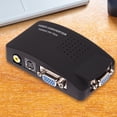thumbnail image 2 of Adaptador convertidor de monitor CCTV FLhrweasw RCA a VGA Negro, 2 of 9