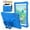 Blue, variant on for iPad 10.2" 9th Gen 2021/8th Gen 2020/7th Gen 2019, for iPad Air 3rd 2019/Pro 10.5 2017 Case for Kids with 90° Rotatable Folding Butterfly Stand Shoulder Strap Cover, Blue