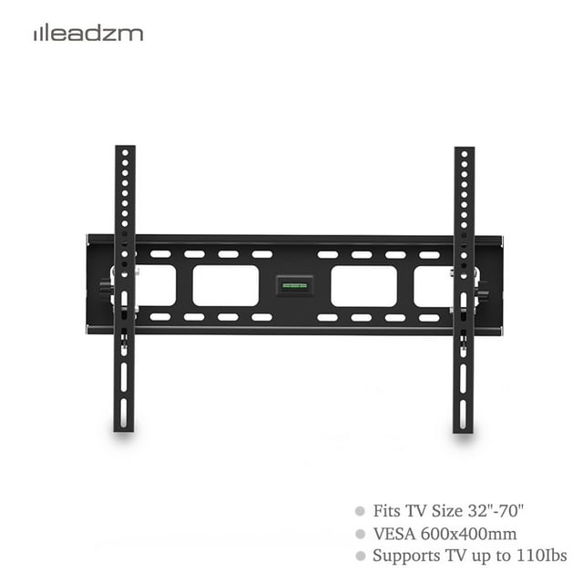 LEADZM TMW600 Support Mural TV Inclinable Plat de 32 à 70” avec Niveau à Bulle-44984484