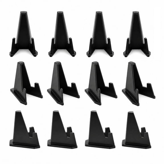 BlinkLLX 12 Packs 2.24 Inch Acrylic Card Display Easel Stands for Coin Photo PSA Graded Card