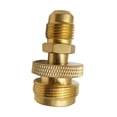 thumbnail image 1 of Adaptador regulador de cartucho para tanques de propano de 1 lb premium para calentadores, quemadores y cocinas. Reemplace conexión con rosca macho, 1 of 8